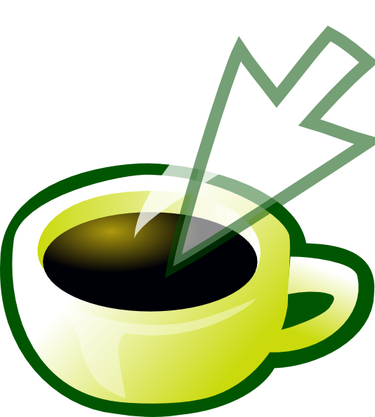 How To Set Use Click On The Coffee Icon Png (534x594), Png Download