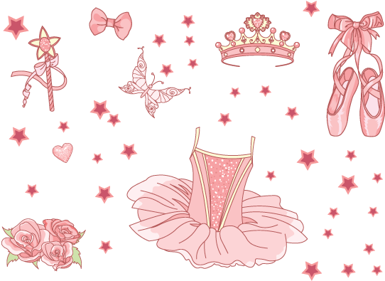 Ballet Selecione A Cor - Itens Bailarina Png (600x600), Png Download