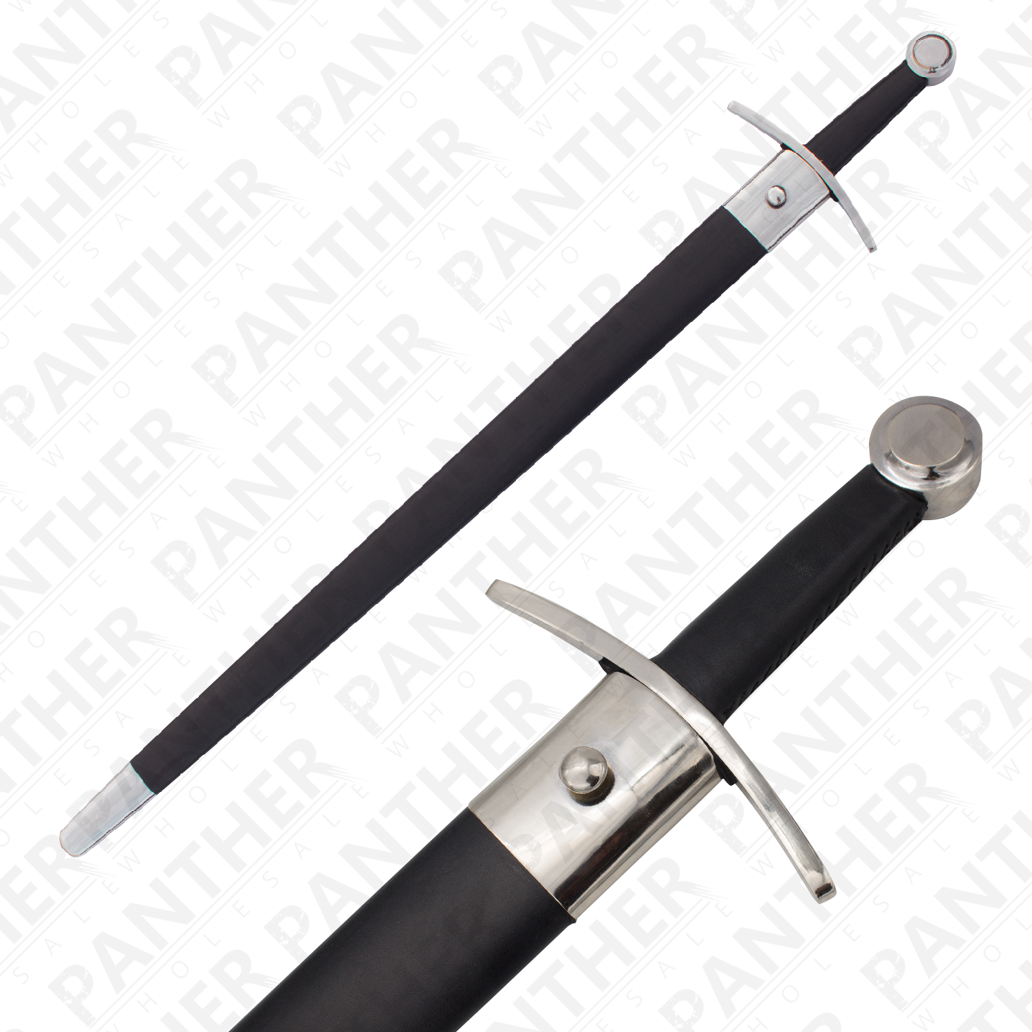 European One Handed Medieval Sword, , Panther Wholesale- - Dagger (1500x1500), Png Download