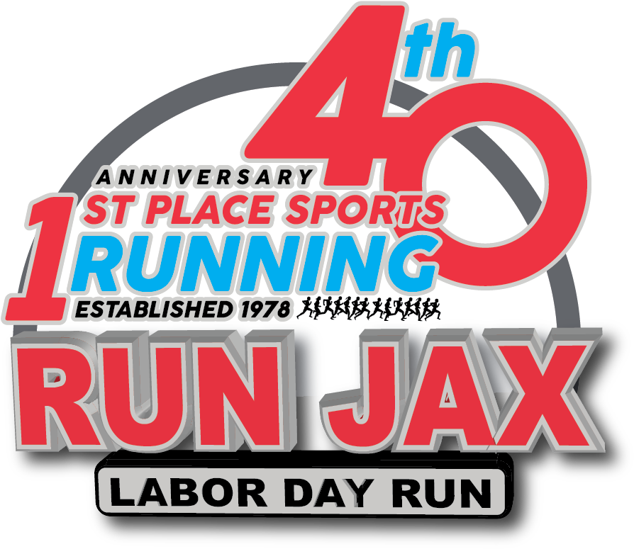 Runjax 40th Logo - Carmine (903x778), Png Download