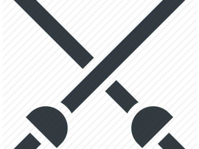 Sword Clipart Medieval Sword - Two Sword Icon (640x480), Png Download