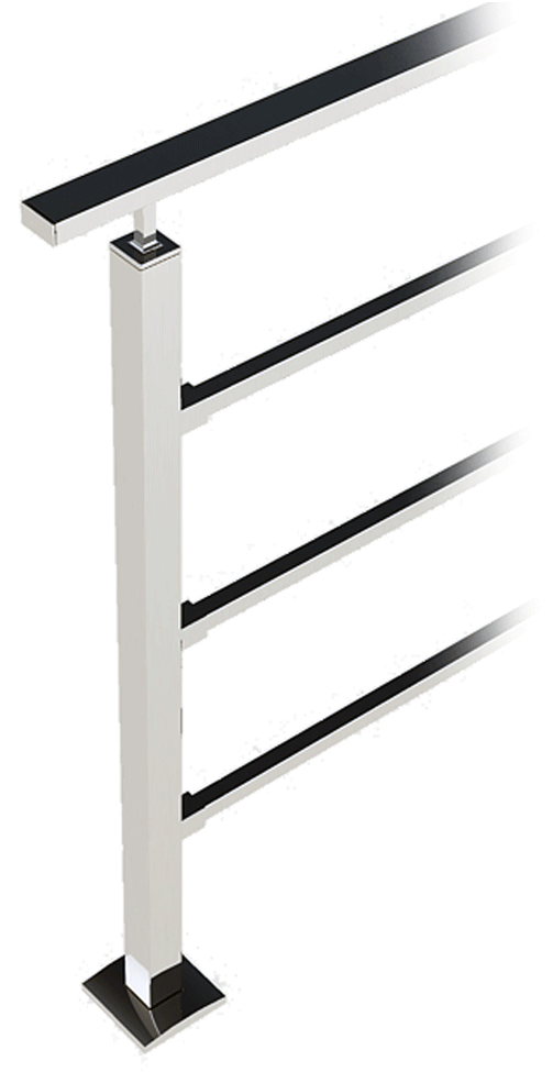 Square - Barandas En Tubo Cuadrado (1080x1062), Png Download