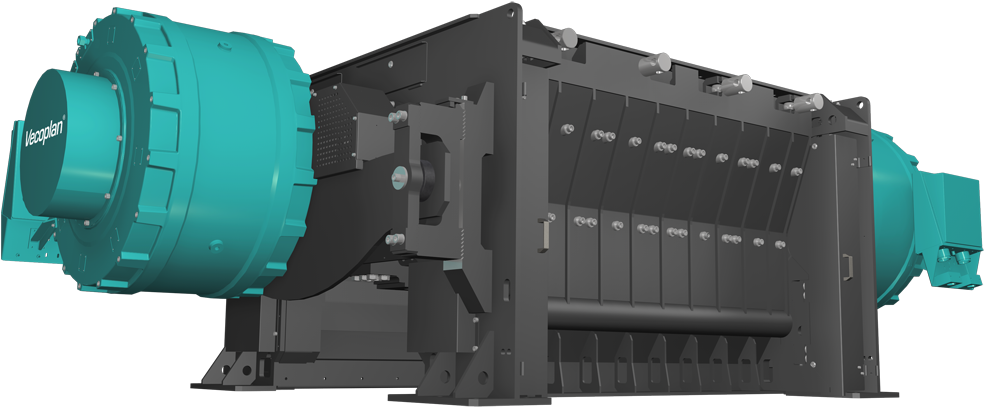 Pre-shredder Vvz - Machine (1000x436), Png Download