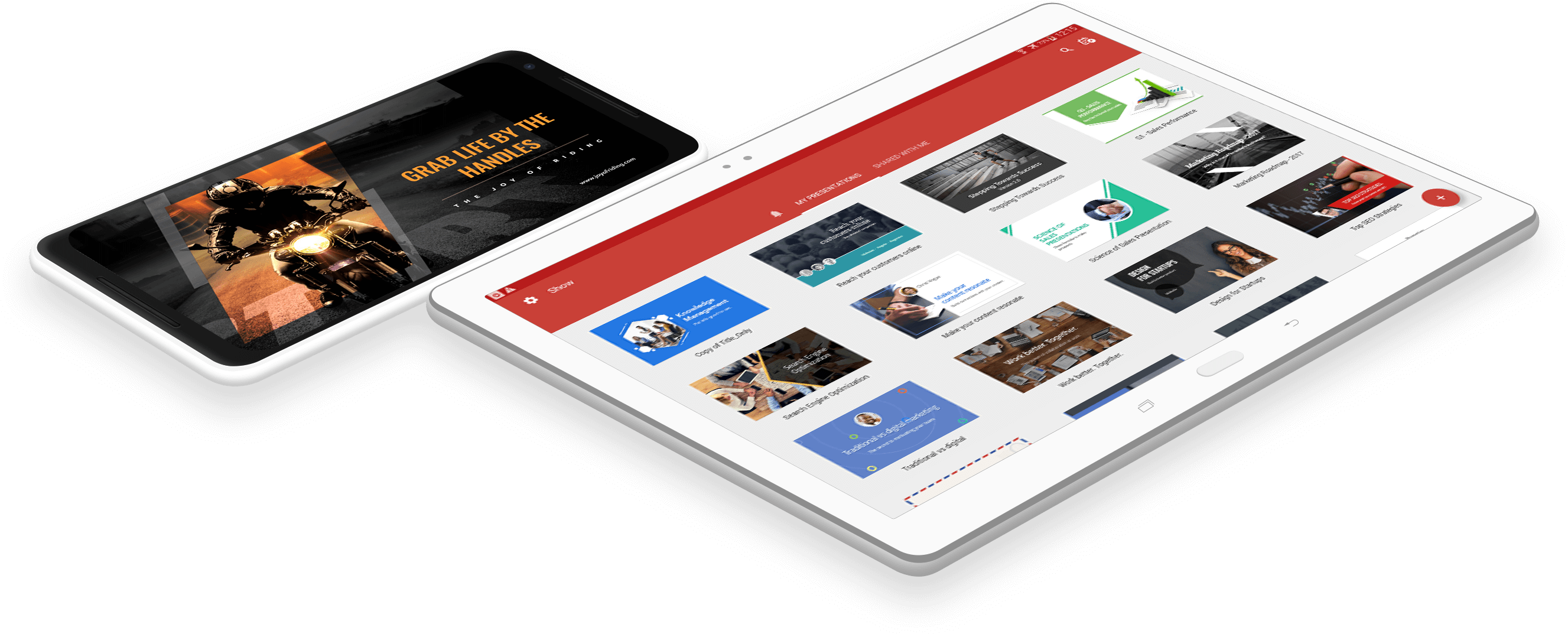 For Android View And Import Slides Show - Smartphone (2670x1087), Png Download