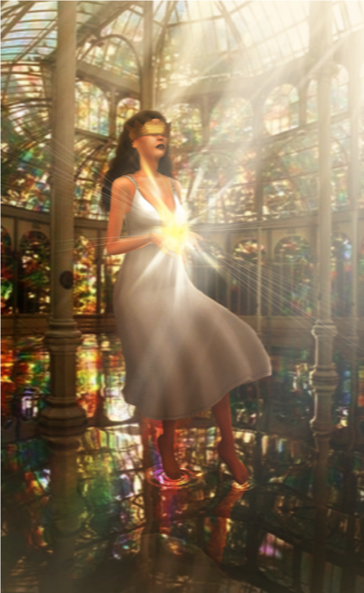 The Birth Of Light - Girl (1065x1218), Png Download