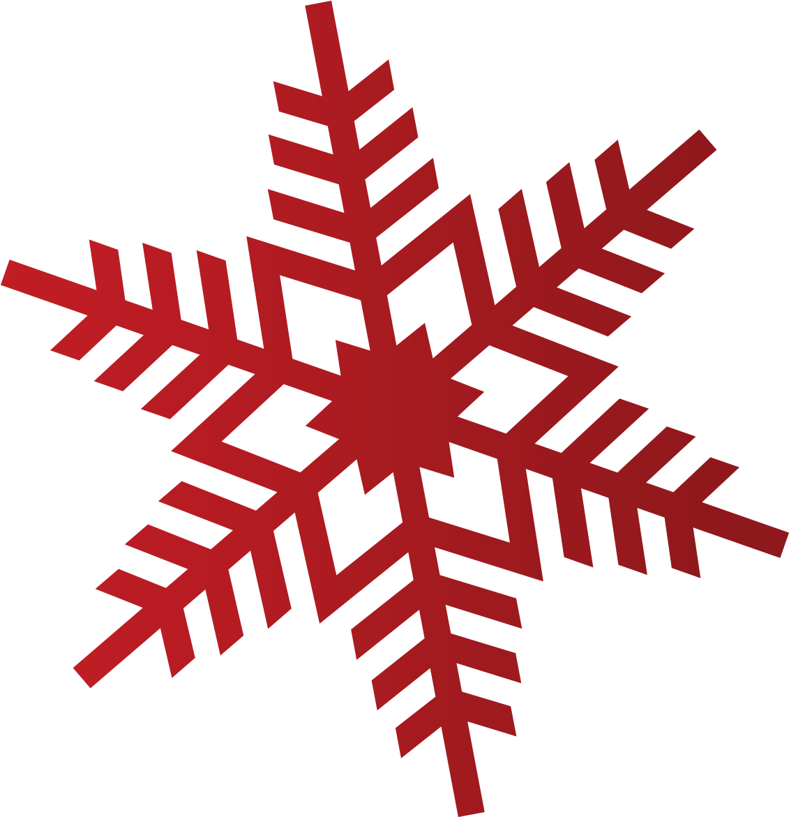 Download - Transparent Background Snowflake Clip Art Png (1340x1294), Png Download