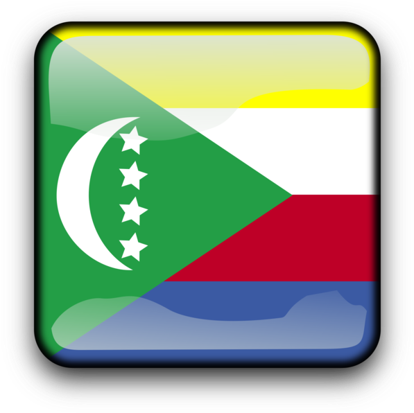Flag Of The Comoros Flag Of Chad Flag Of Turkey - South East African Flag (750x750), Png Download