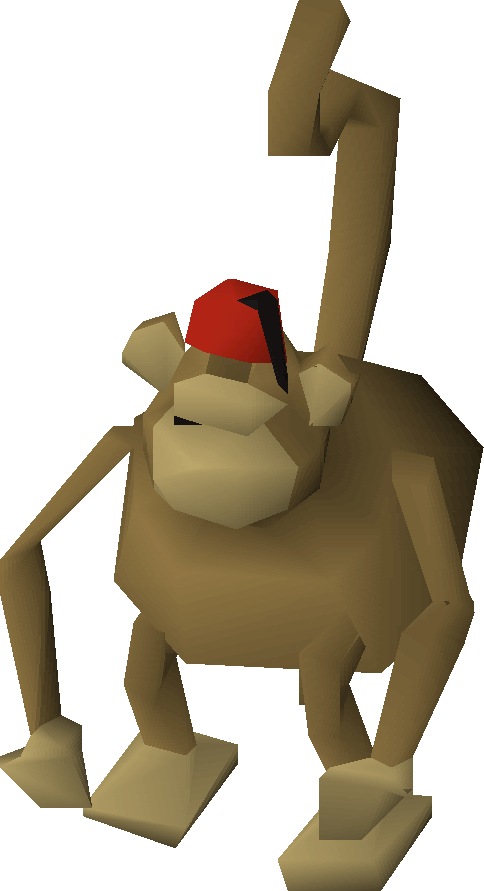 Old School Runescape Monkey (484x891), Png Download