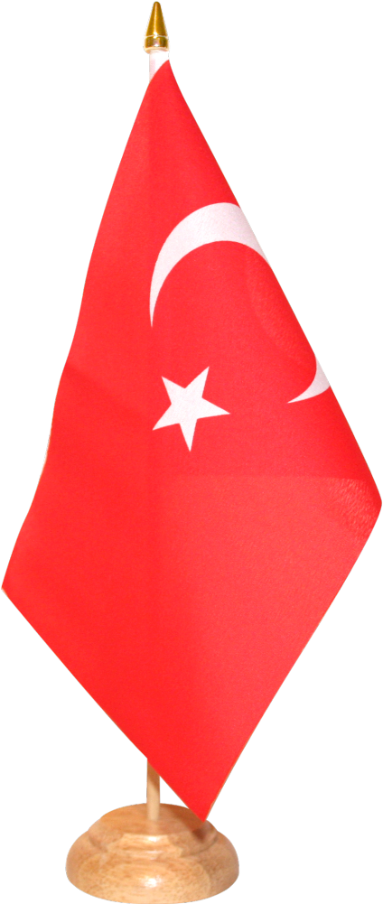 Turkey Table Flag - Red Flag (1500x1176), Png Download