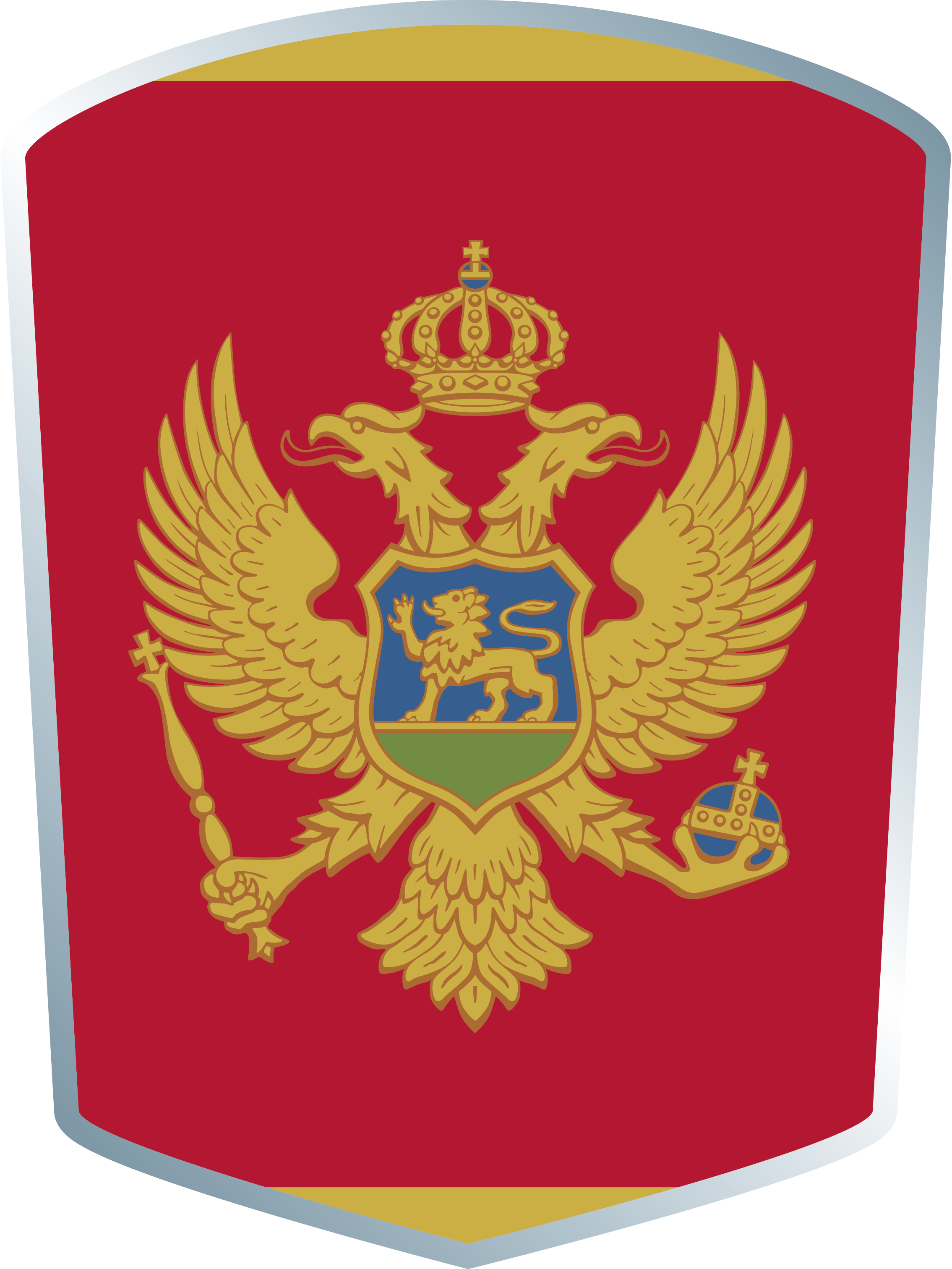 Stats Of The Game - Montenegro Flag (2269x3024), Png Download