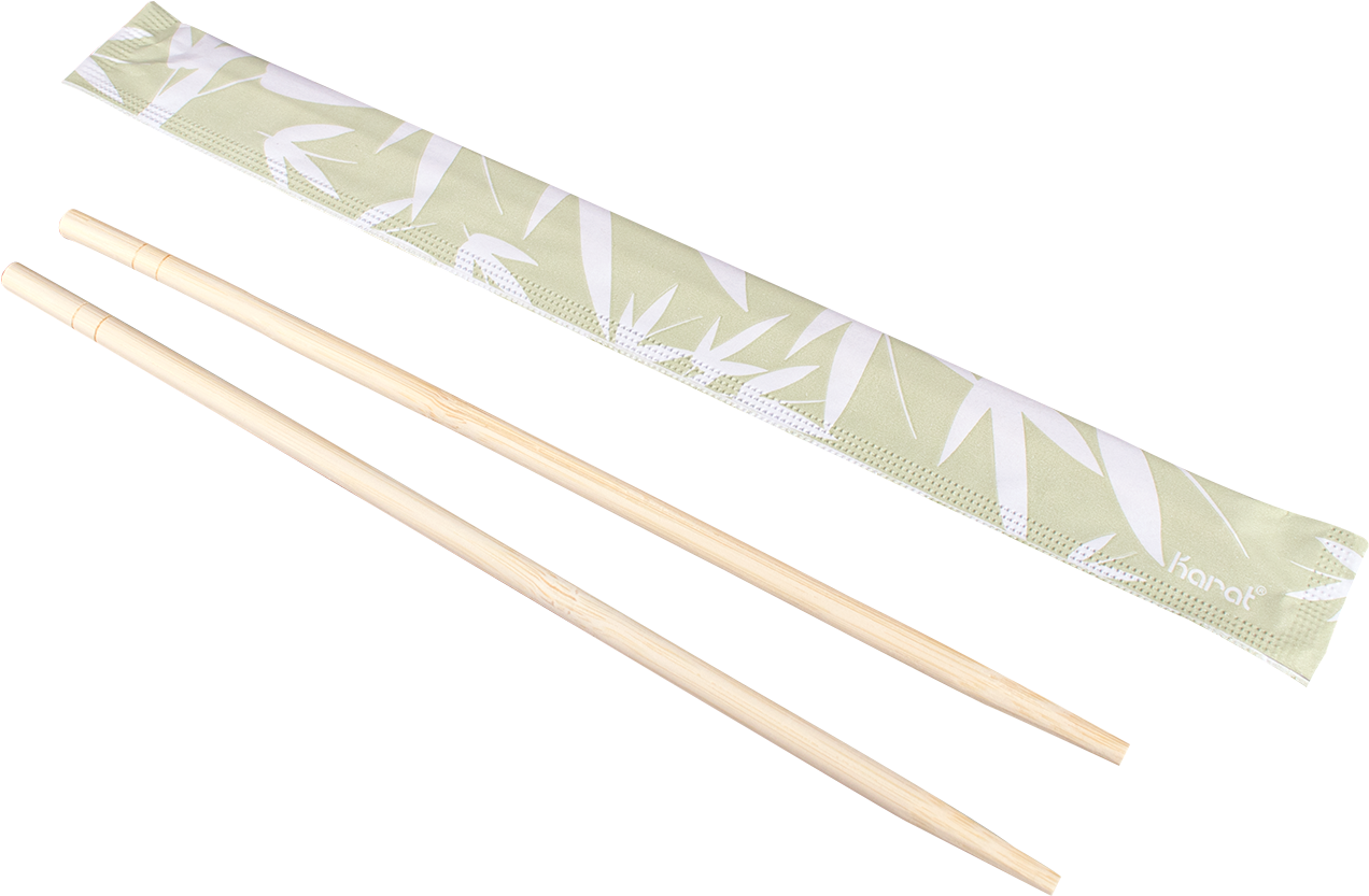 Karat 9" Paper Wrapped Bamboo Chopsticks - Clothes Hanger (1500x1500), Png Download