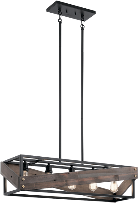Fulton Cross Collection Fulton Cross 5 Light Linear (900x675), Png Download