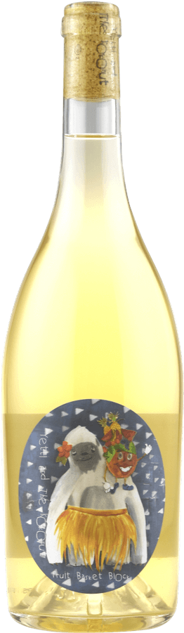 2018 Yetti And The Kokonut Fruit Basket - Glass Bottle (697x900), Png Download