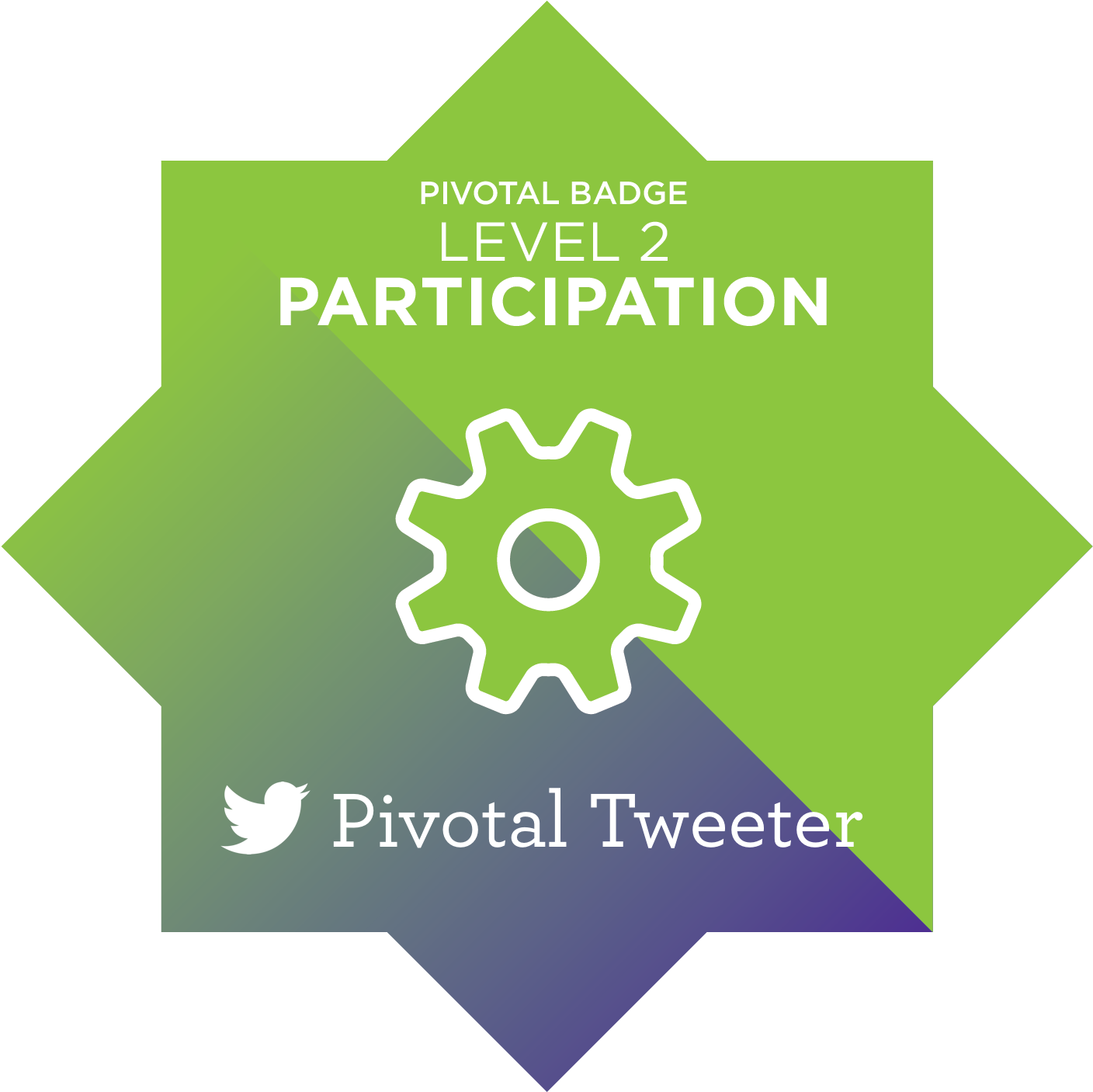 Level 2 Pivotal Badge - Label (1512x1512), Png Download