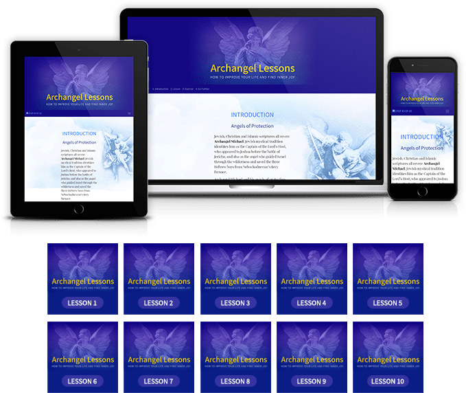 Introducing The 10 Archangel Lessons - Flyer (691x627), Png Download