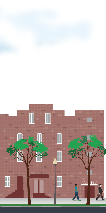 Brick Building - Condominios (366x842), Png Download