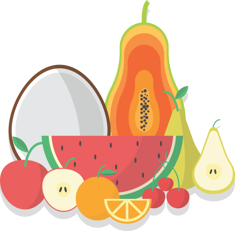 Fruit Food Pyramid Watermelon Child - Fruit (765x750), Png Download