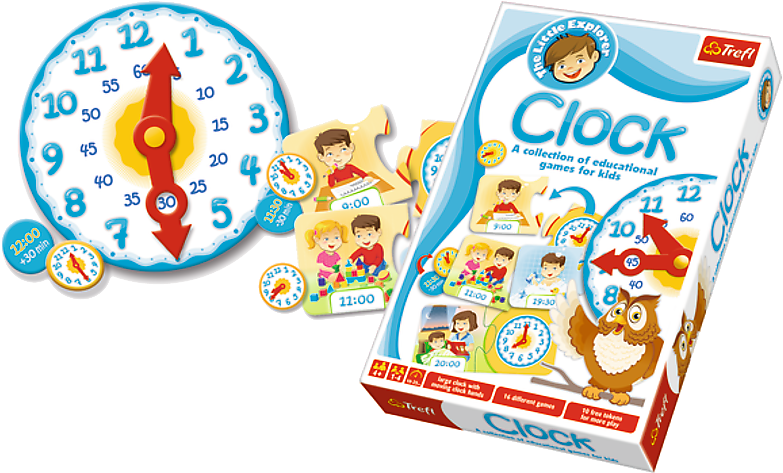 Trefl Clock Puzzle Game - 5900511013306 (800x494), Png Download