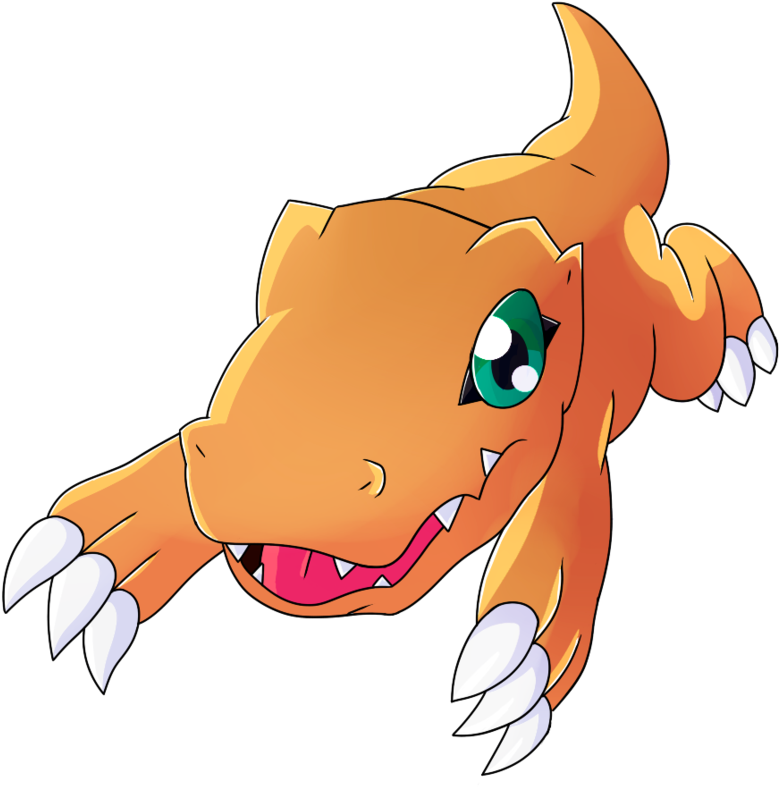 Thank You - Agumon Cute (894x894), Png Download