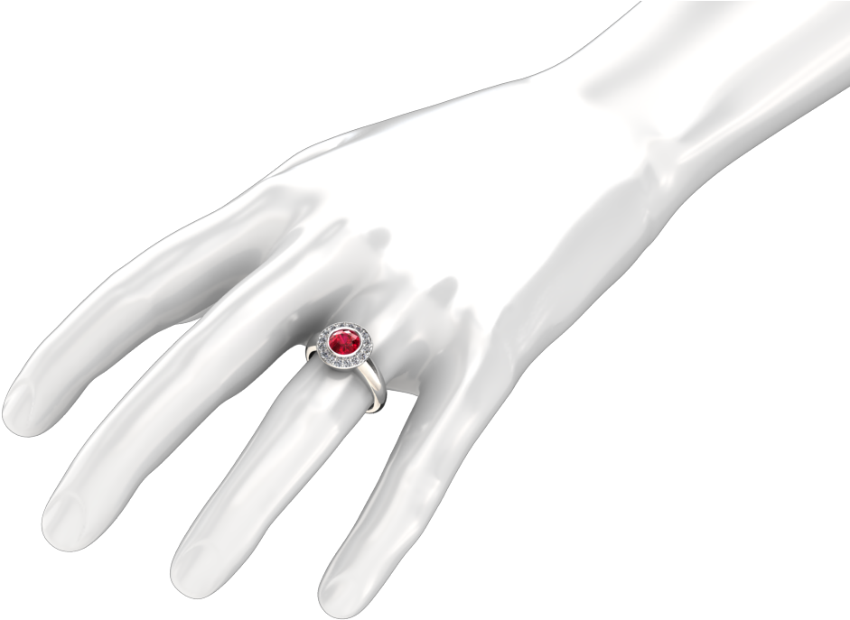Lab Grown - Engagement Ring (960x720), Png Download