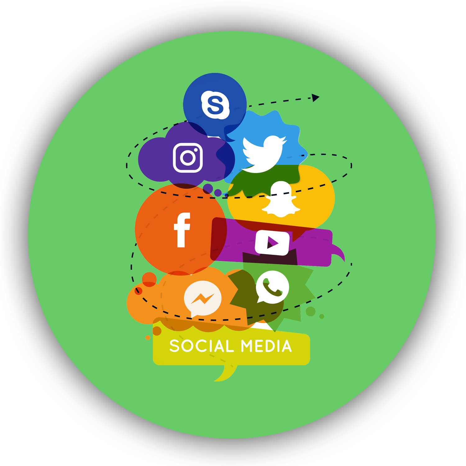 Redes Sociales - Promotion Social Media (1500x1500), Png Download