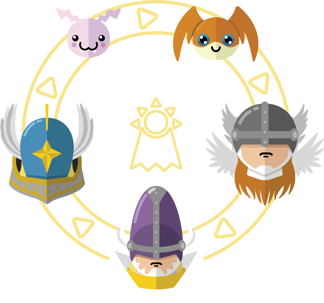 101 Images About Digimon On We Heart It - Digimon Sindor (1280x1198), Png Download