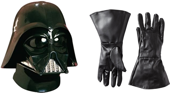Darth Vader Onesie Accessories - Star Wars Masca De Darth Vader (840x432), Png Download