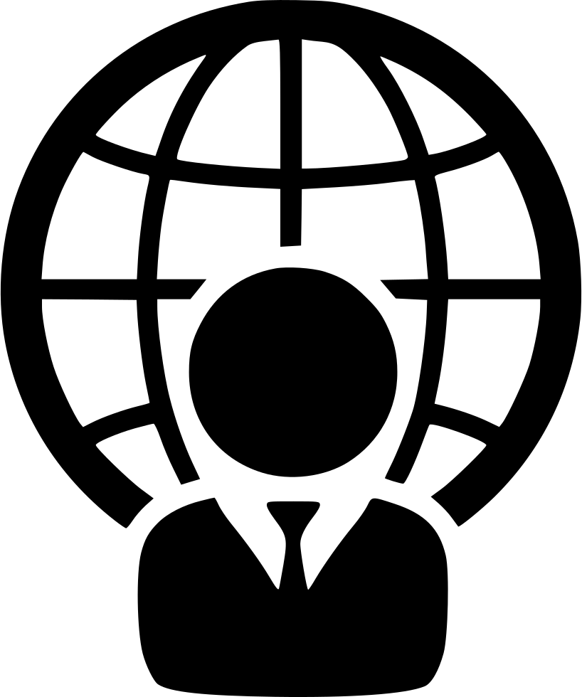 Png File Svg - Basic Globe Silhouette (818x980), Png Download