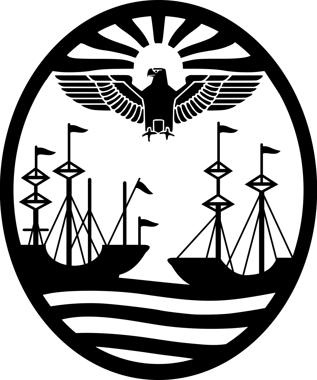 Y El Escudo De La Ciudad Con Un Aguila Fascista En - Buenos Aires (1200x1440), Png Download