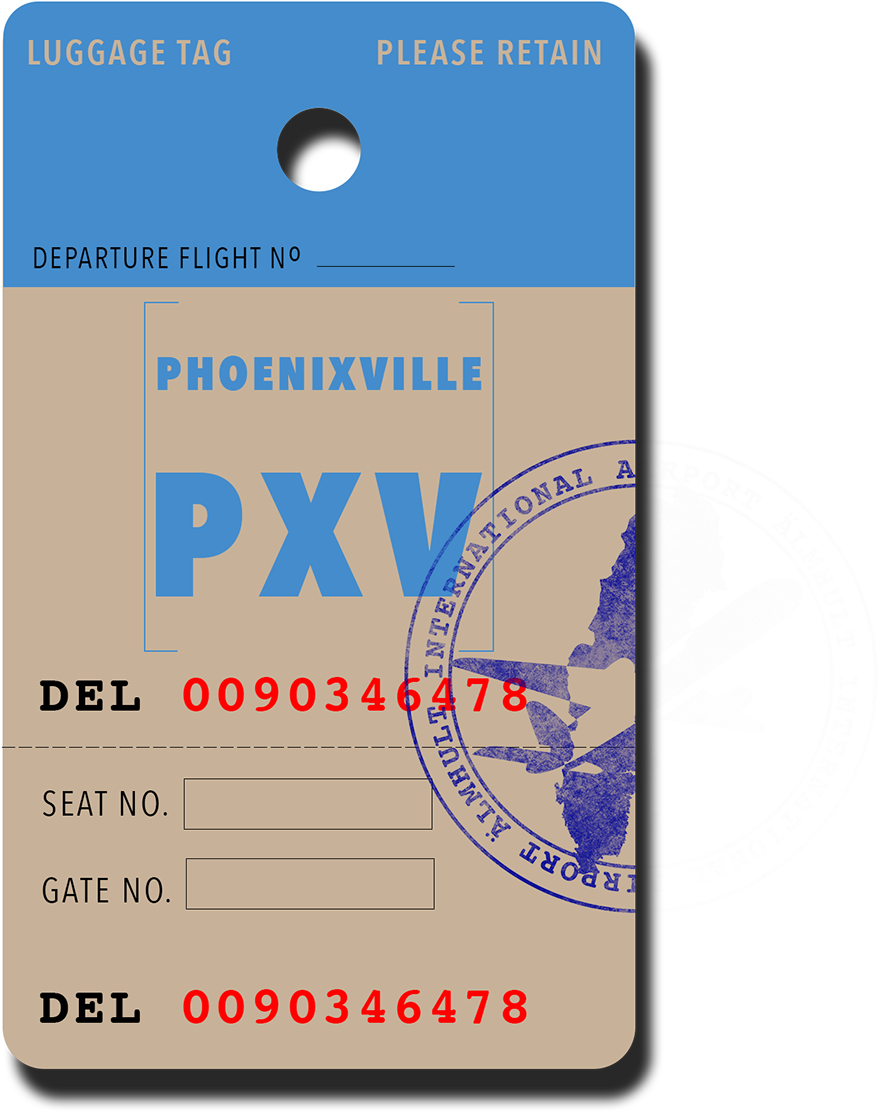 Initial Tag - Electric Blue (1400x1400), Png Download