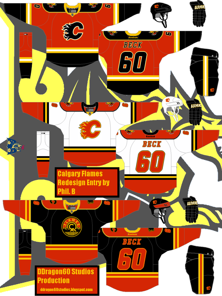 What Do You Think Calgaryflamesredesign Zps8be2a622 - Calgary Flames (768x1024), Png Download