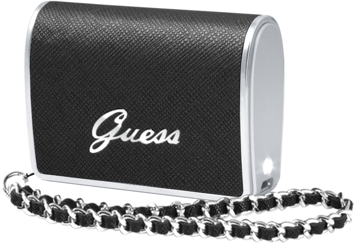 Guess Emergency Powerbank 4400mah Black - Guess Powerbank (757x537), Png Download
