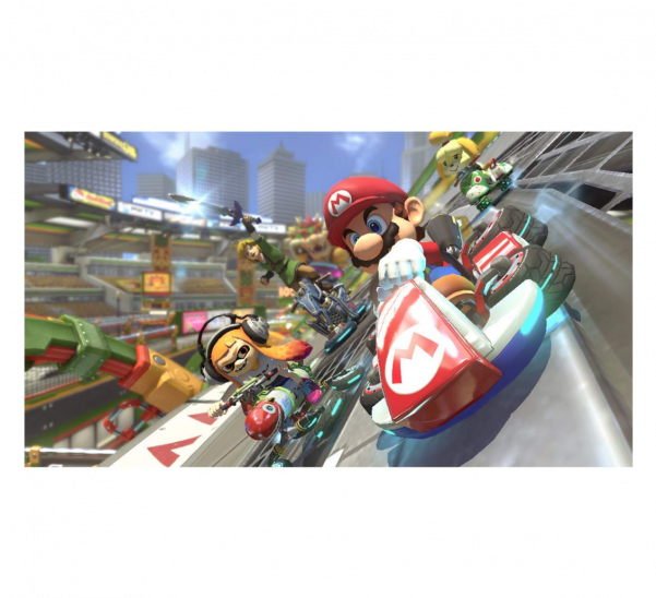 Nintendo Switch Super Mario Kart & Party Bundle - Nintendo Switch Mario Kart (600x600), Png Download