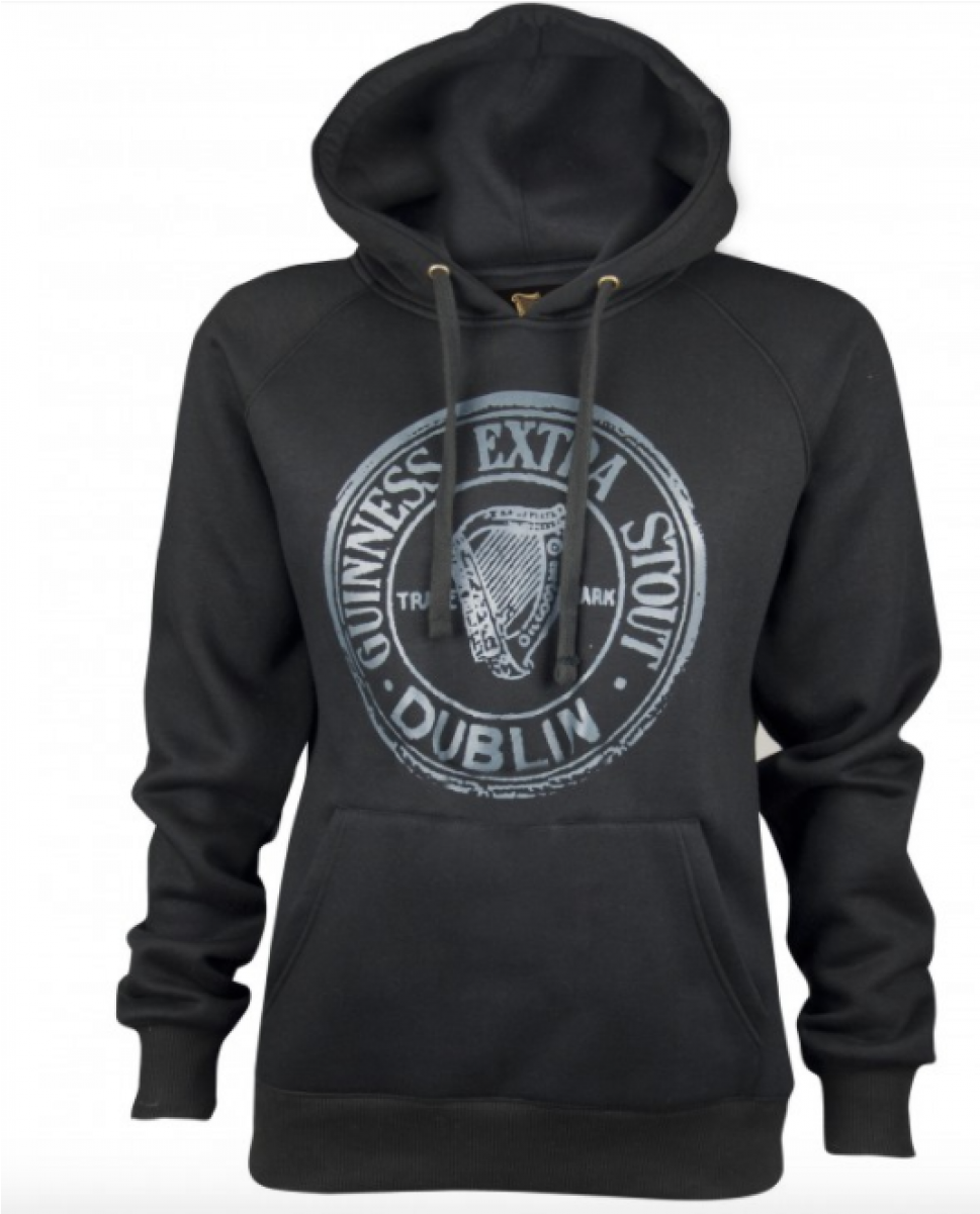 Guinness® Black Hoodie Front - Pullover Bierhalter (1200x1200), Png Download