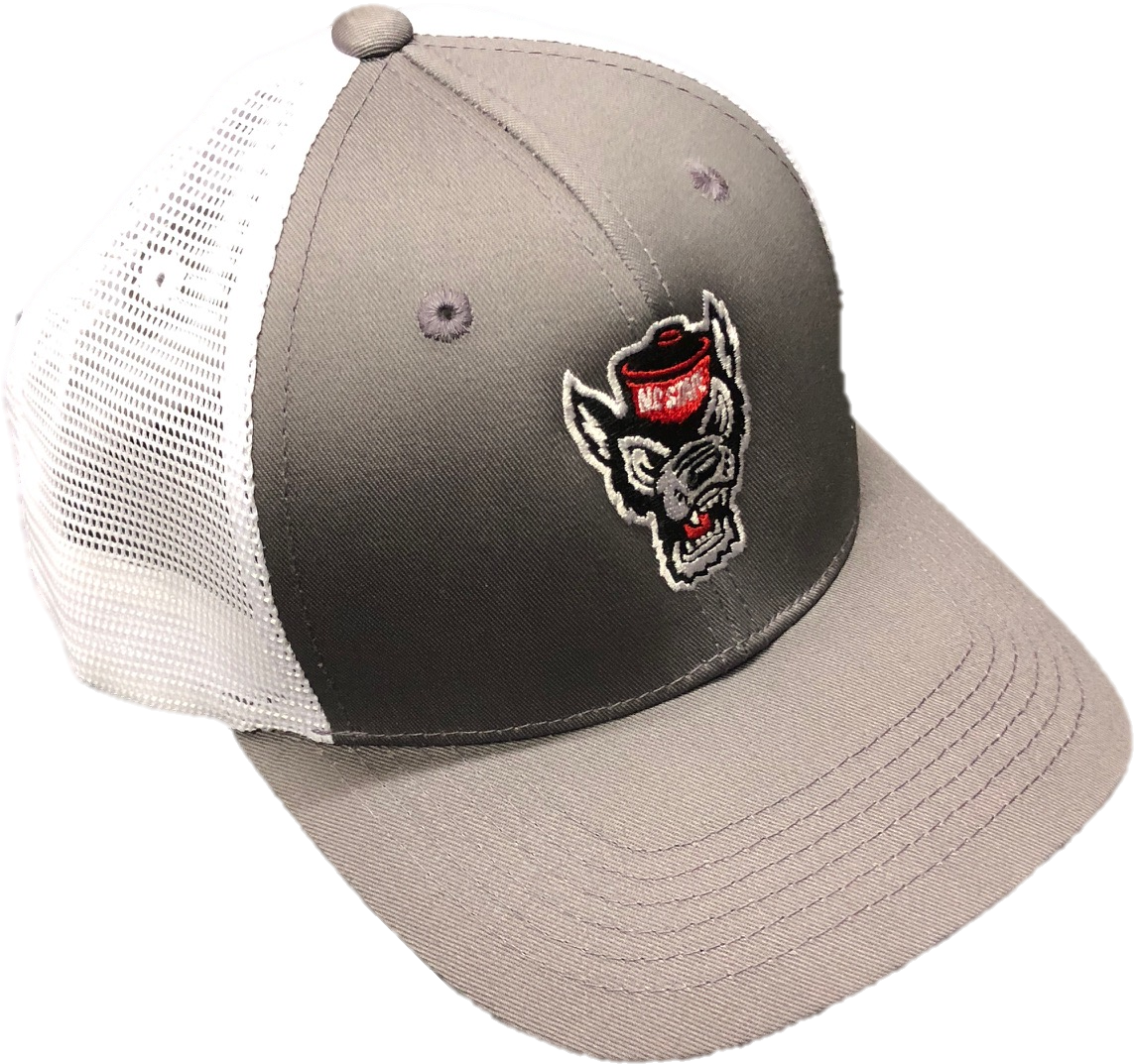 Nc State Wolfpack Tow Grey Ranger Adjustable Mesh Hat - Baseball Cap (1512x1512), Png Download