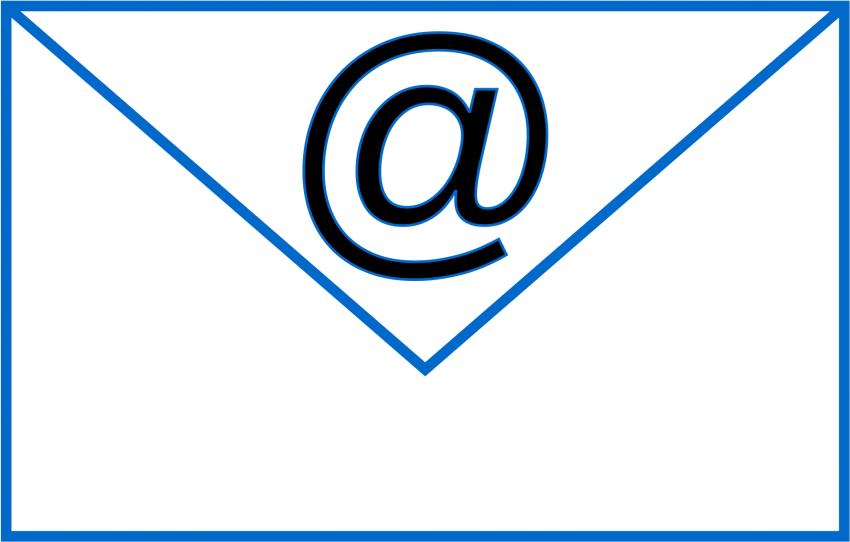 Free Png Download Email Png Images Background Png Images - Email Images Public Domain (850x542), Png Download