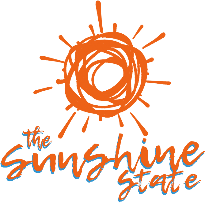 Sunshine State Florida Sun Stock Transfer - Life's Brighter Under The Sun (669x676), Png Download