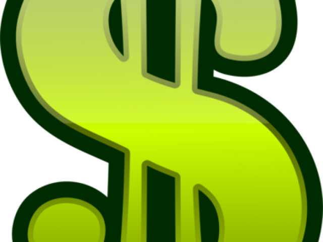 Money Clipart Dollar Sign - Dollar Sign (640x480), Png Download