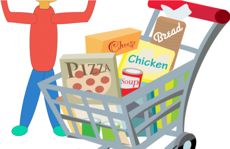 #5 Biryani And Dumbbells Pak-cord - Grocery Cart Png (800x500), Png Download