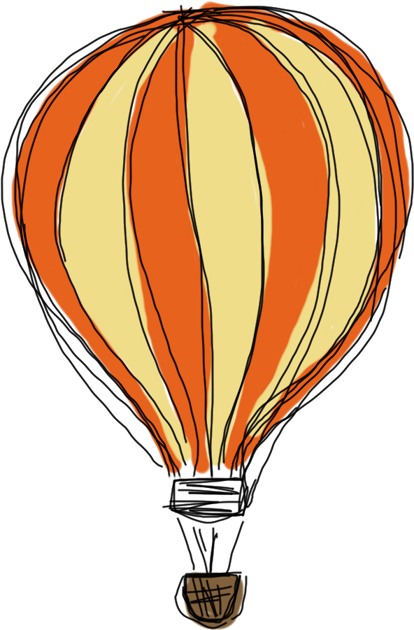Hot Air Balloon (592x901), Png Download