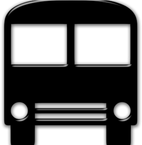 Bus Clipart Silhouette - Bus Picto (640x480), Png Download