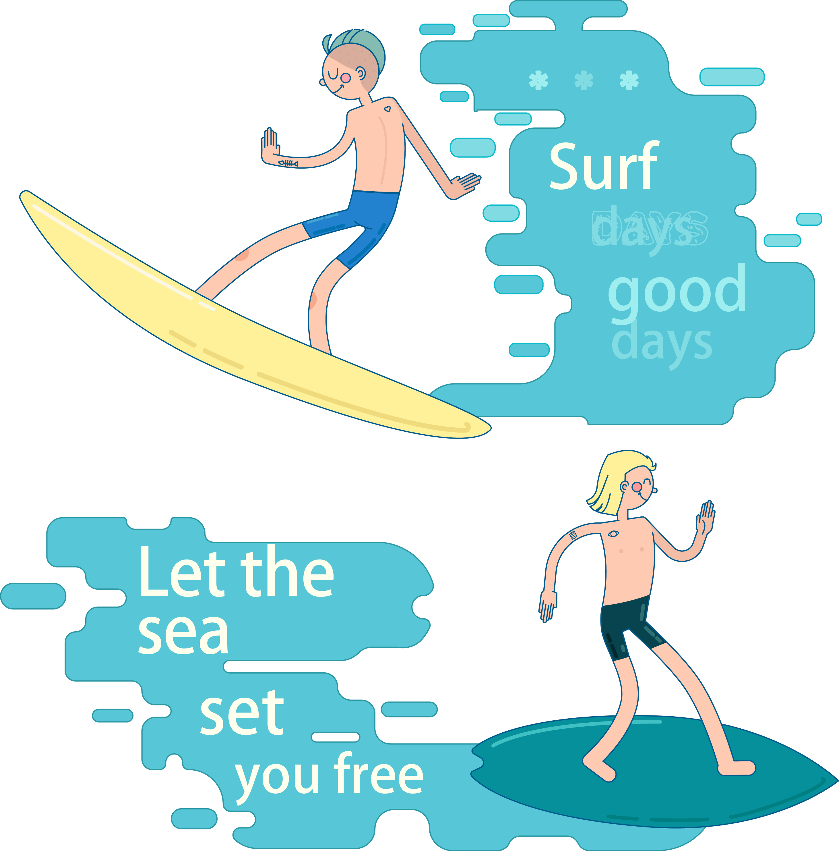 Surfing Download Clip Art - Surfing (2923x2963), Png Download