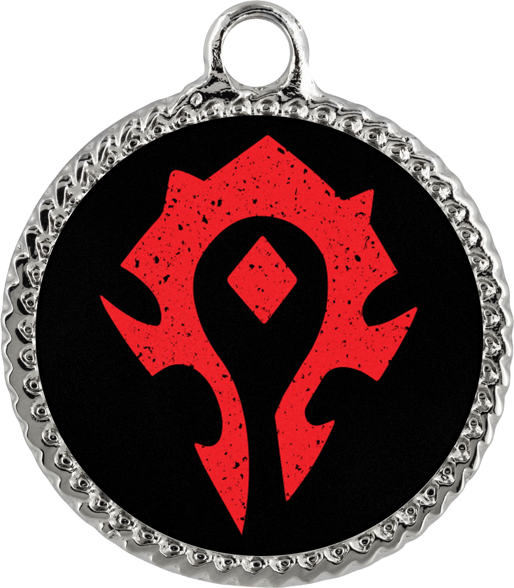 World Of Warcraft "for The Horde" Piper Bracelet - Horde Flag (1024x1024), Png Download