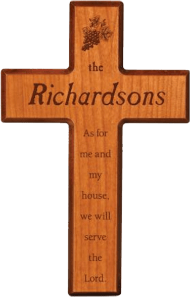 Custom Engraved Wood Cross - Cross (600x600), Png Download