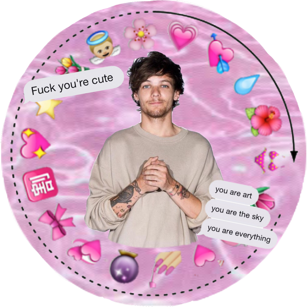 Louistomlinson Sticker - One Direction Stars (1024x1021), Png Download