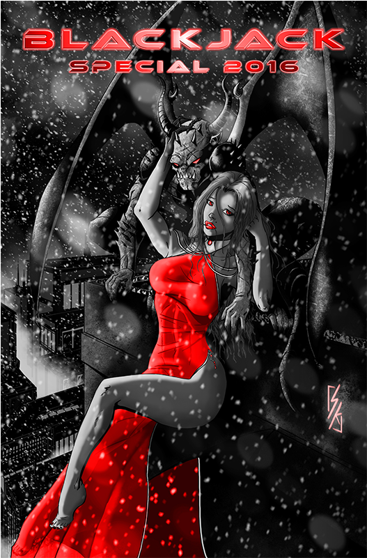 Blackjack Special 2016 Grayscale Exclusive - Poster (800x800), Png Download