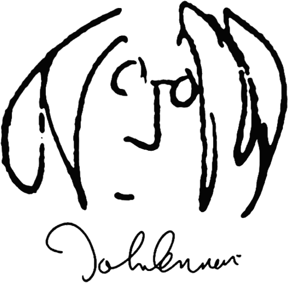 John Lennon Mug (color Changing) 11oz John Lennon Mug - John Lennon Self Portrait (1000x1200), Png Download