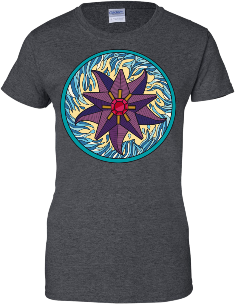 Line Starmie Pokemon Shirt T Shirt & Hoodie - T-shirt (1024x1024), Png Download