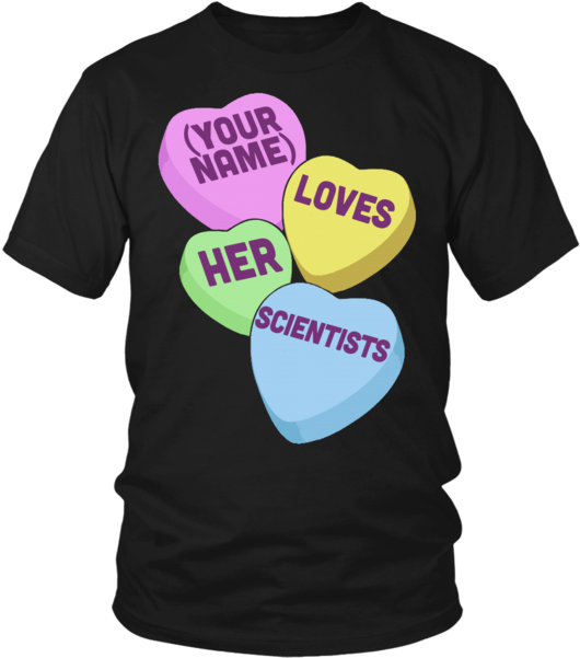 Science - Candy Hearts - Larry Bernandez T Shirt (600x600), Png Download
