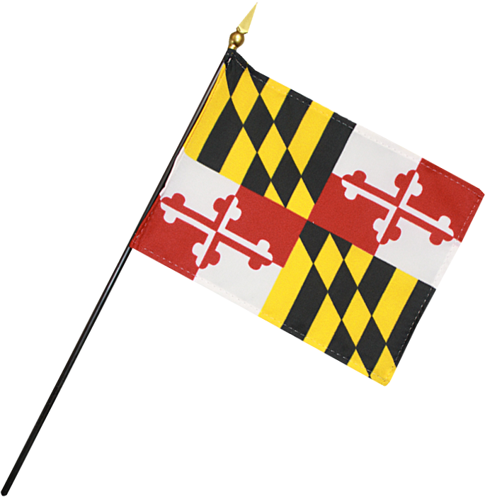 Maryland State Flag (800x800), Png Download
